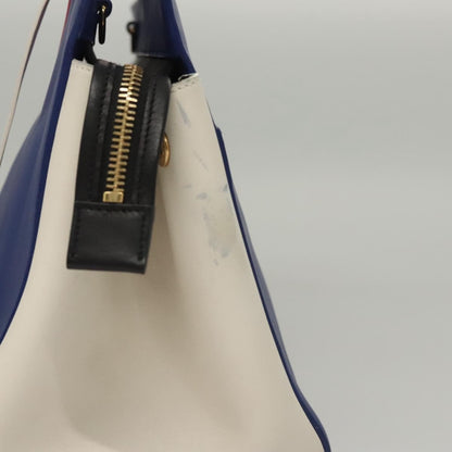 Saint Laurent Multicolor Rive Gauche Cabas Leather, BLUE, LEATHER, Handbag