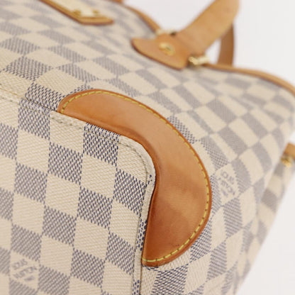 Louis Vuitton Hampstead Handbag Damier, WHITE, CANVAS, Tote bag