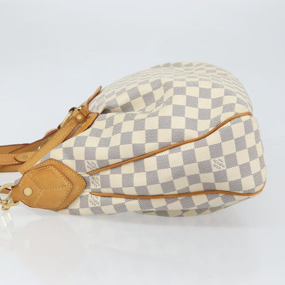 Louis Vuitton Evora Handbag Damier, WHITE, CANVAS, Tote bag