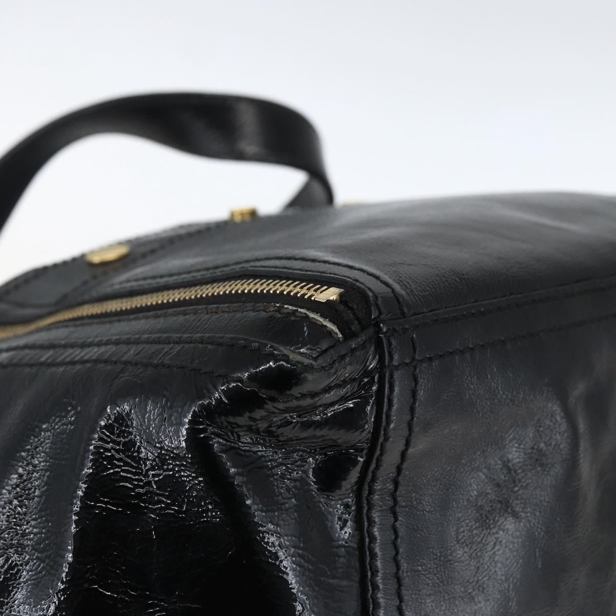 Saint Laurent Downtown Handbag Patent, BLACK, PATENT_LEATHER, Tote bag