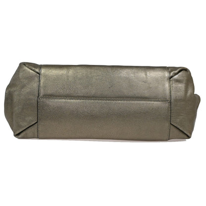 Loewe Anagram Tote Leather, GOLD, LEATHER, Tote bag