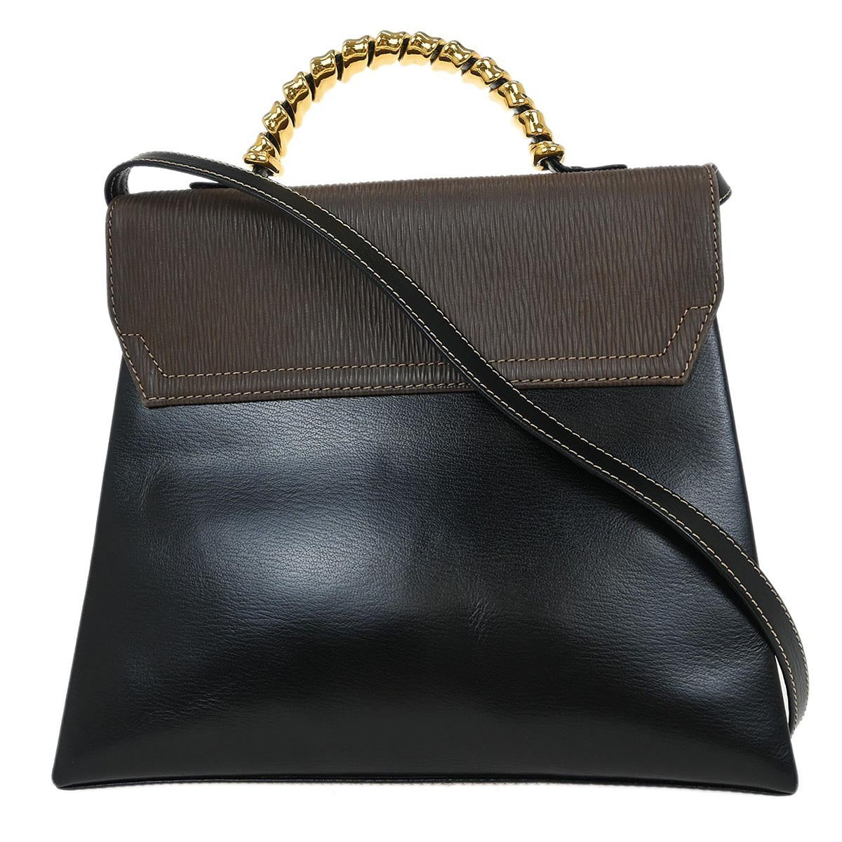 Loewe Vintage Velazquez Top Handle Bag Leather, BLACK, LEATHER, Handbag