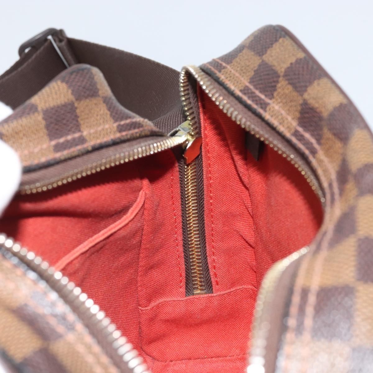Louis Vuitton Olav Handbag Damier, BROWN, CANVAS, Shoulder bag