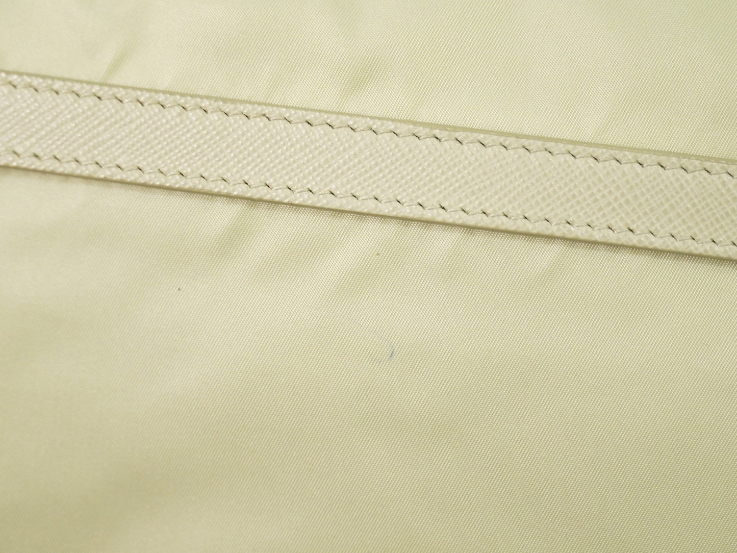 Prada Double Buckle Flap Messenger Bag Re-Nylon, BEIGE, NYLON, Shoulder bag