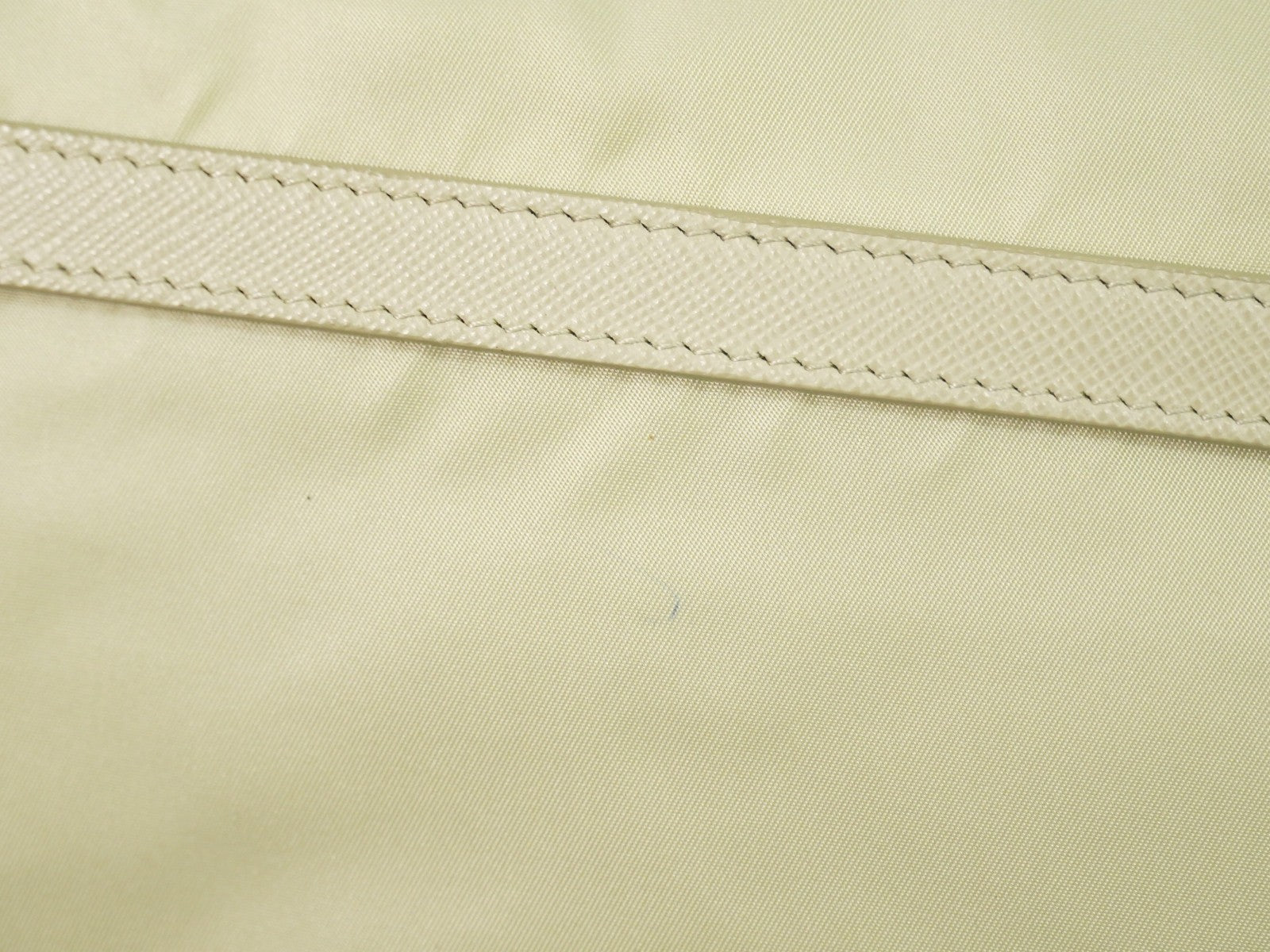 Prada Double Buckle Flap Messenger Bag Re-Nylon, BEIGE, NYLON, Shoulder bag