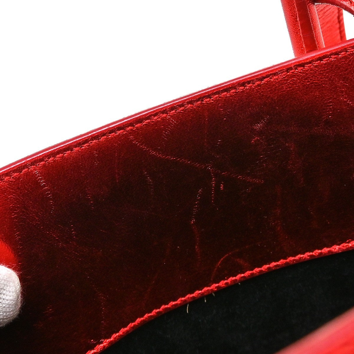 Saint Laurent Sac de Jour Bag Leather, Red, Leather, Handbag