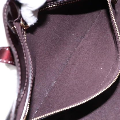 Louis Vuitton Wilshire Handbag Monogram Vernis, BURGUNDY, PATENT_LEATHER, Handbag