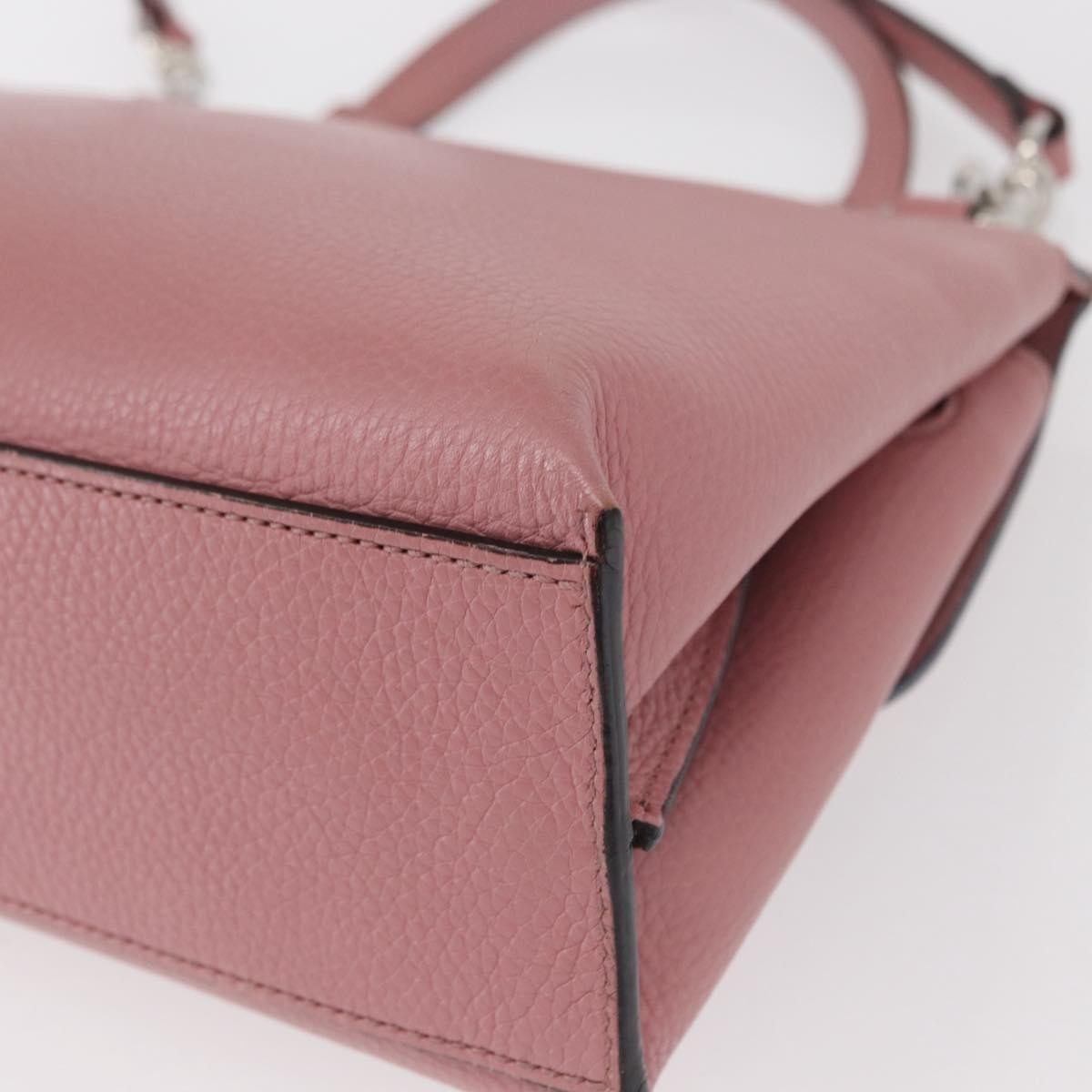 Gucci Bamboo Daily Top Handle Bag Leather, PINK, LEATHER, Handbag