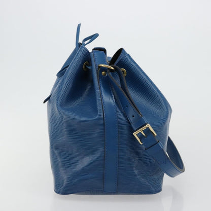 Louis Vuitton Petit Noe Handbag Epi Leather, Blue, Leather, Shoulder Bag