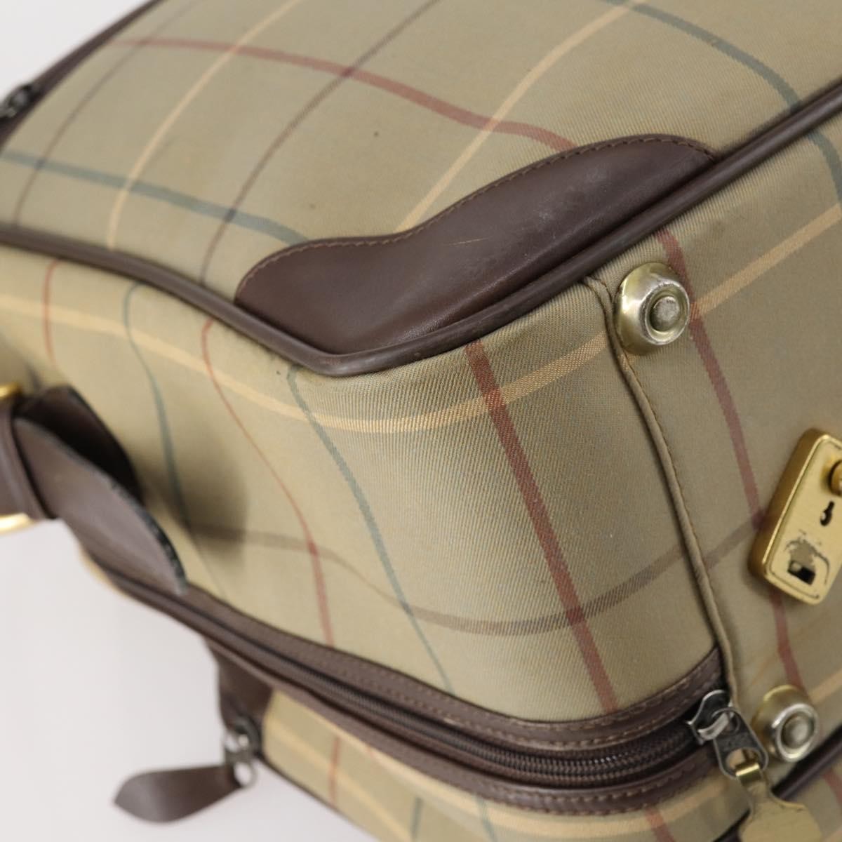 Burberry Nova check boston bag Canvas, BEIGE, CANVAS, Travel bag
