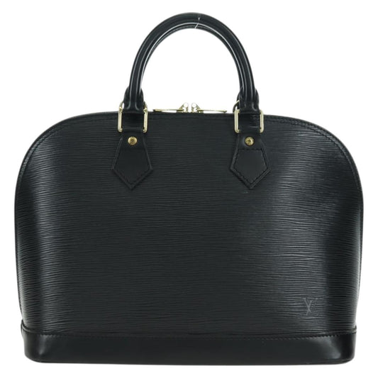Louis Vuitton Alma Handbag Epi Leather, Black, Leather, Handbag