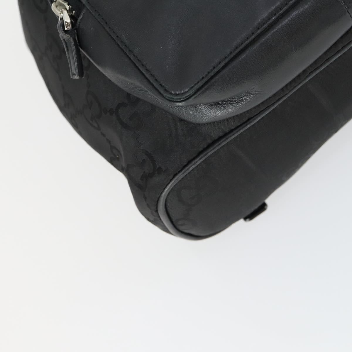 Gucci Vintage Jackie Backpack GG Canvas, BLACK, CANVAS, Backpack