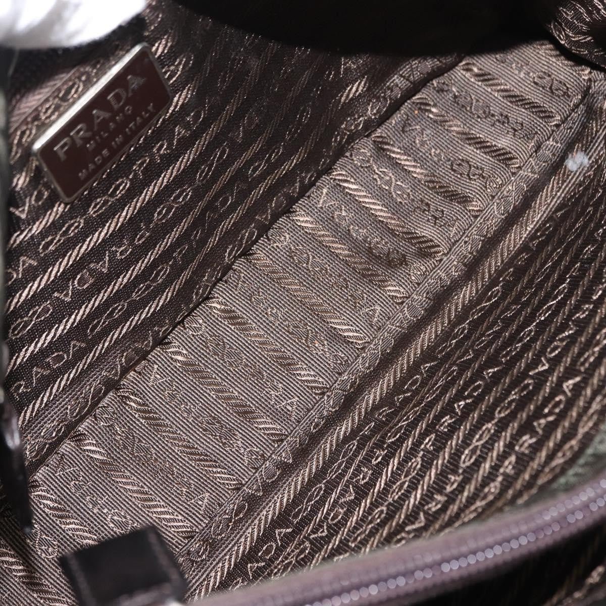 Prada Double Buckle Flap Messenger Bag Tessuto, Khaki, Nylon, Shoulder Bag