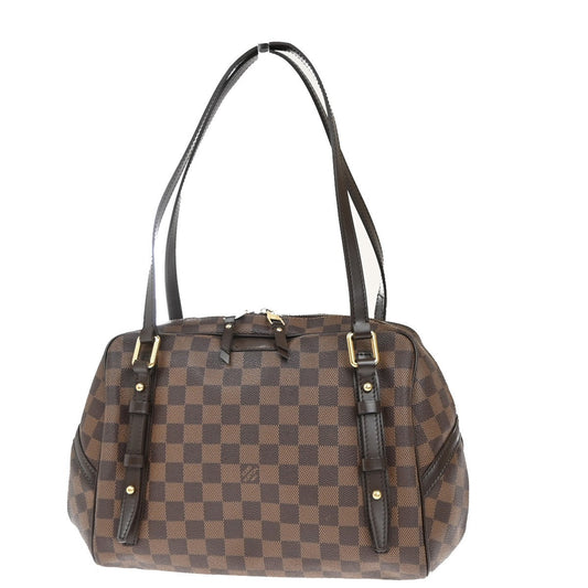 Louis Vuitton Rivington Satchel Damier, BROWN, CANVAS, Shoulder bag