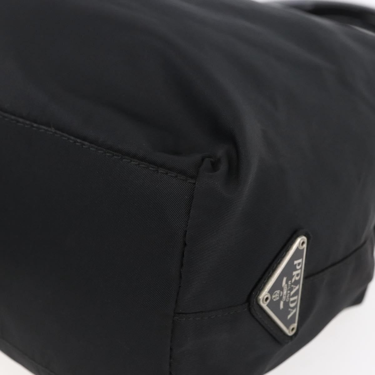 Prada Vintage Handbag Tessuto, Black, Nylon, Handbag