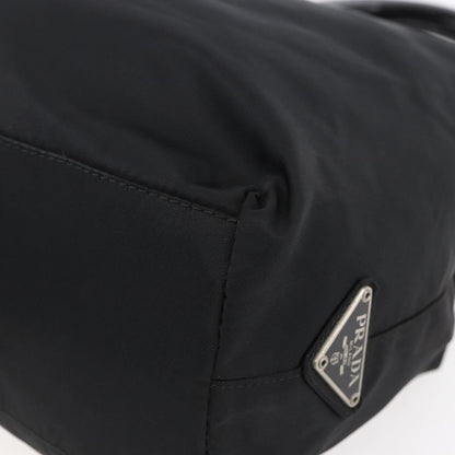 Prada Vintage Handbag Tessuto, Black, Nylon, Handbag