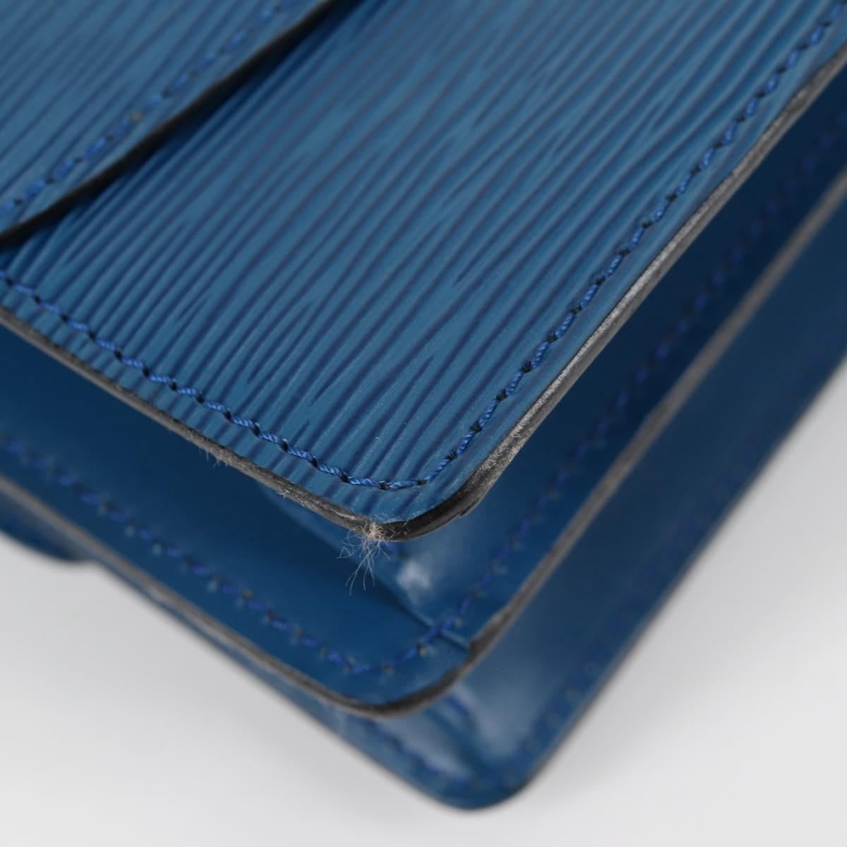 Louis Vuitton Grenelle Shoulder Bag Epi Leather, BLUE, LEATHER, Shoulder bag