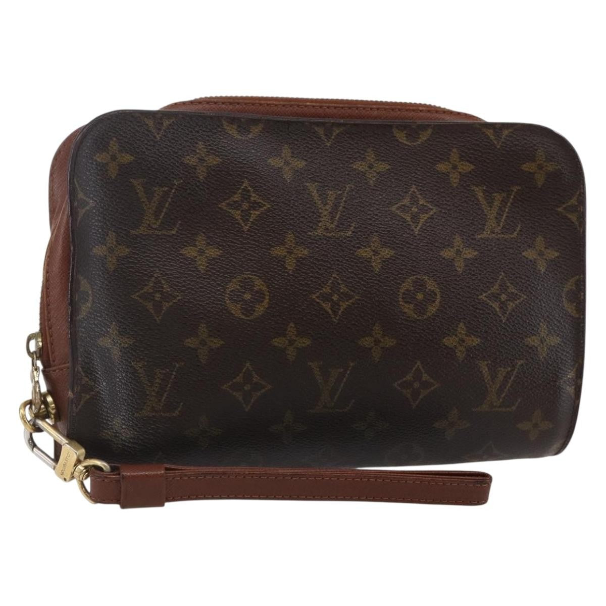 Louis Vuitton Pochette Orsay Monogram Canvas, BROWN, CANVAS, Clutche & pouche