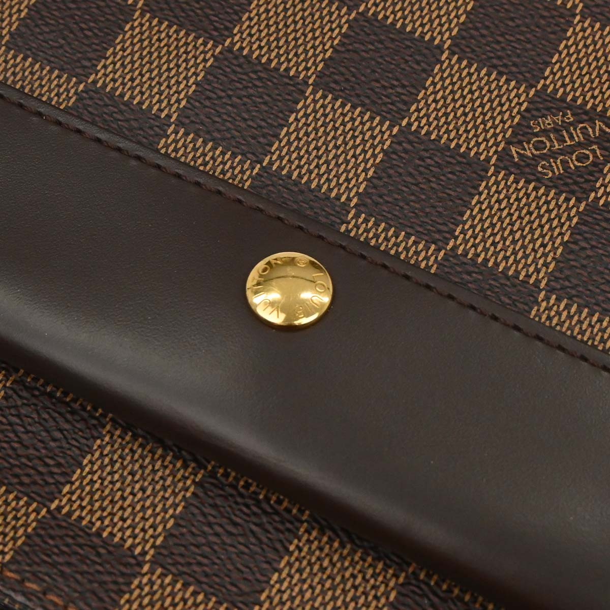 Louis Vuitton Aubagne Bag Damier, Brown, Canvas, Handbag