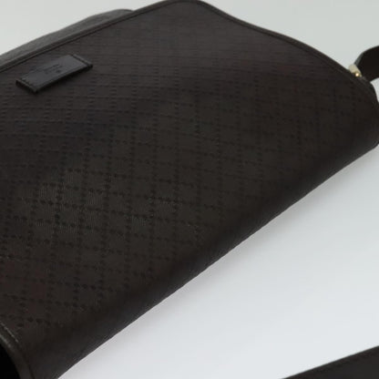 Gucci Gucci messenger flap bag leather, Brown, Leather, Shoulder Bag