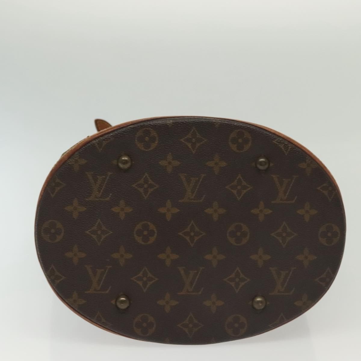 Louis Vuitton Bucket Bag Monogram Canvas, BROWN, CANVAS, Handbag