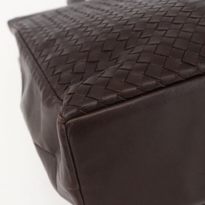 Bottega Veneta Intrecciato Handbag Leather, BROWN, LEATHER, Handbag