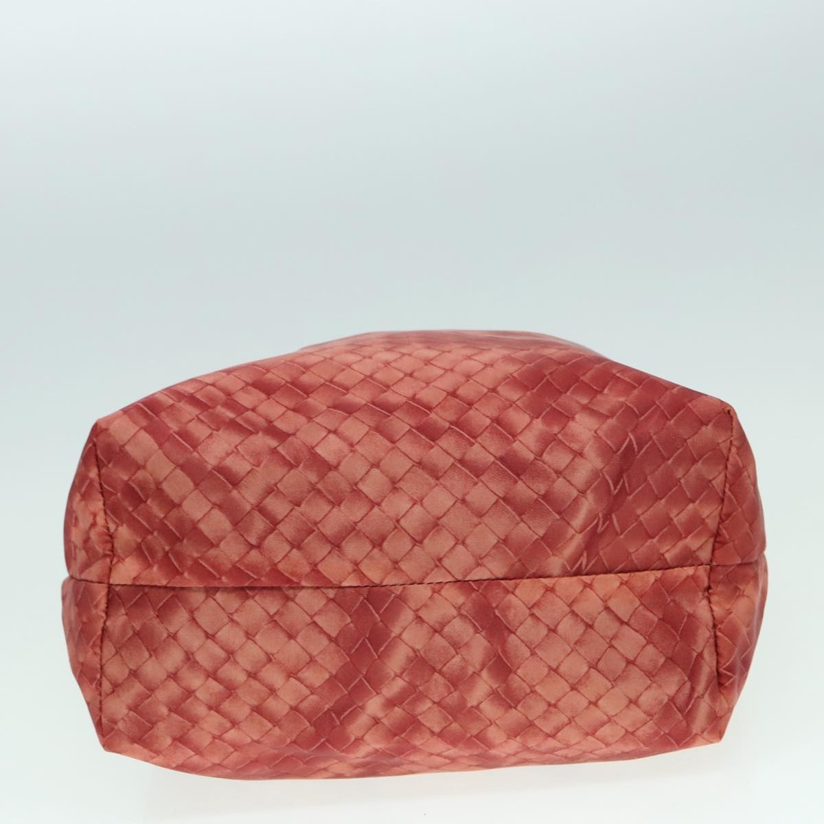 Bottega Veneta Intrecciolusion Tote Printed Nylon, ORANGE, NYLON, Tote bag