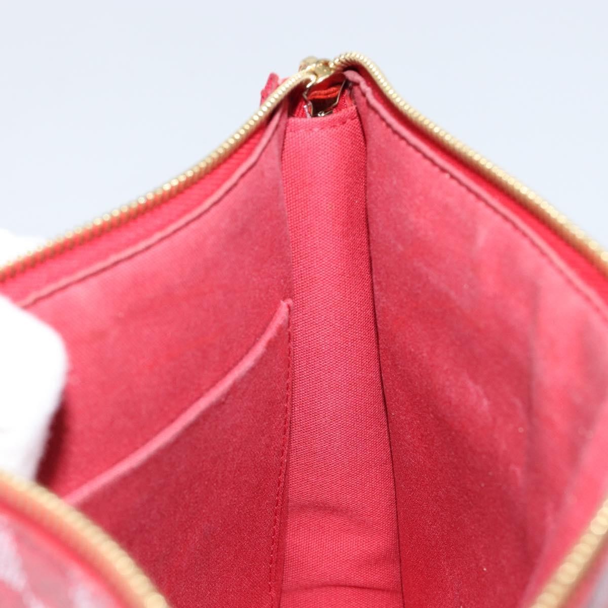 Louis Vuitton Modul Handbag Damier Couleurs, RED, CANVAS, Clutche & pouche