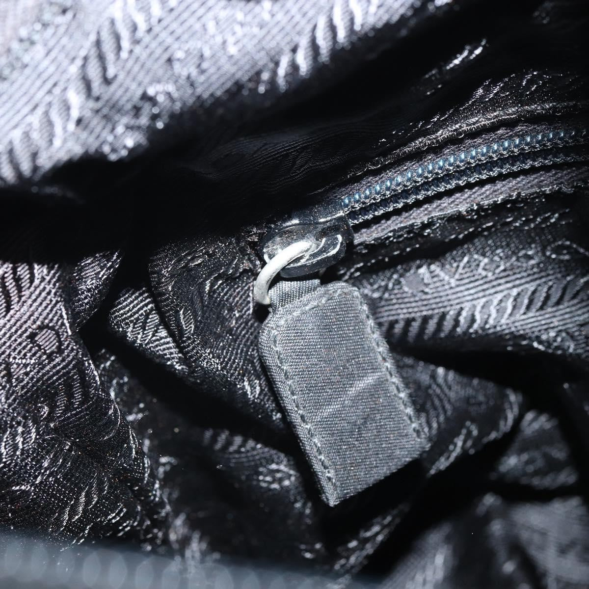 Prada Vintage Tote Nylon, BLACK, NYLON, Tote bag