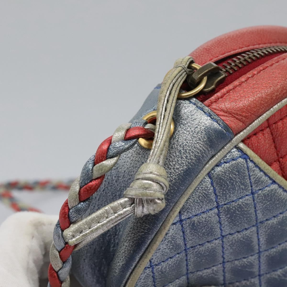 Gucci Trapuntata Camera Shoulder Bag Lambskin, RED, LEATHER, Shoulder bag
