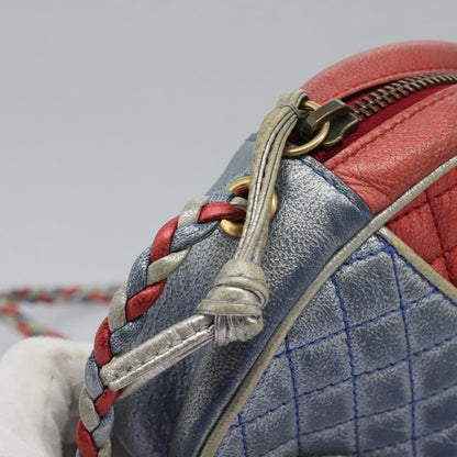 Gucci Trapuntata Camera Shoulder Bag Lambskin, RED, LEATHER, Shoulder bag