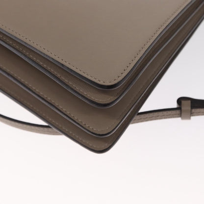 Chloe Faye Shoulder Bag Leather and Suede, BEIGE, SUEDE, Shoulder bag