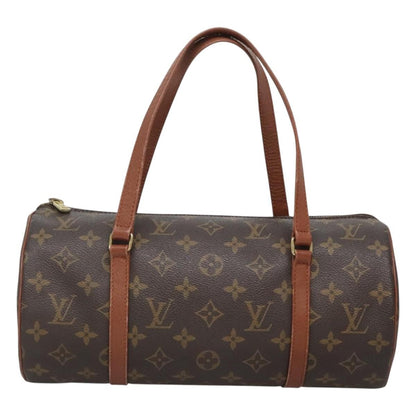 Louis Vuitton Papillon Handbag Monogram Canvas, BROWN, CANVAS, Handbag