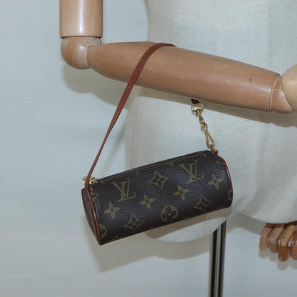 Louis Vuitton Papillon Pochette Monogram Canvas, BROWN, CANVAS, Handbag