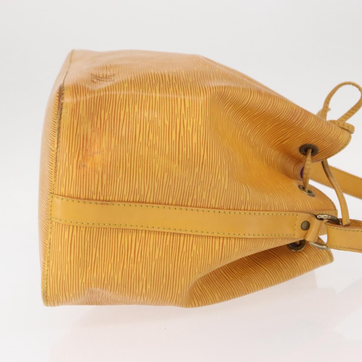 Louis Vuitton Petit Noe Handbag Epi Leather, YELLOW, LEATHER, Shoulder bag
