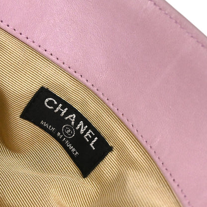 Chanel Chanel Coco Mark Leather Tote bag leather, Pink, Leather, Handbag