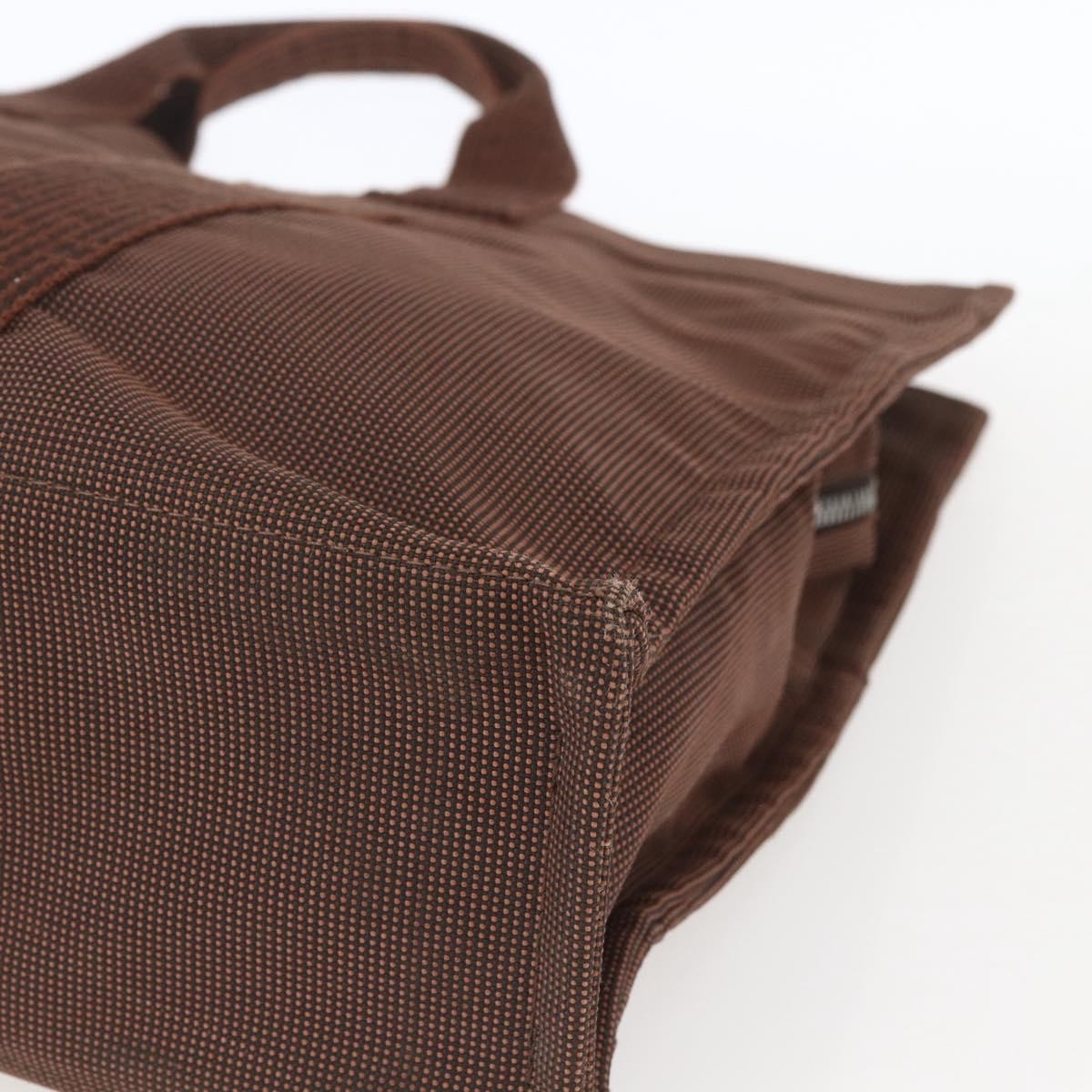 Hermes Fourre-tout Herline Canvas, BROWN, CANVAS, Tote bag