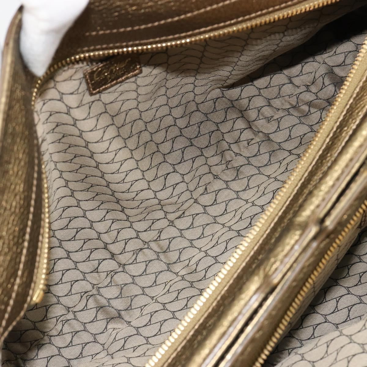 cartier Chain Ladonia Shoulder Bag Leather, Gold, Suede, Tote Bag