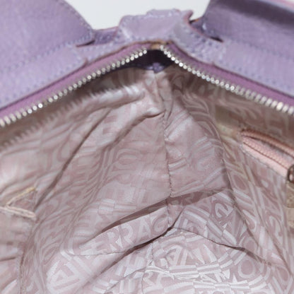 Salvatore Ferragamo Marisa Satchel Leather, PURPLE, LEATHER, Handbag