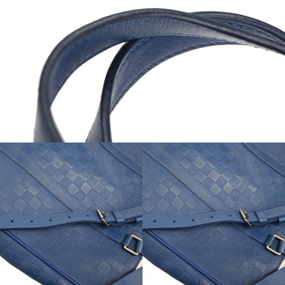 Louis Vuitton Tadao Handbag Damier Infini Leather, BLUE, LEATHER, Tote bag