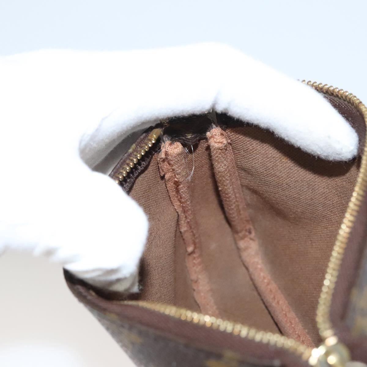 Louis Vuitton Pochette Accessoires Monogram Canvas, BROWN, CANVAS, Clutche & pouche