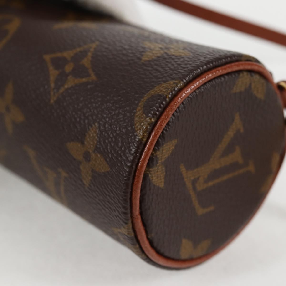 Louis Vuitton Papillon Pochette Monogram Canvas, BROWN, CANVAS, Handbag