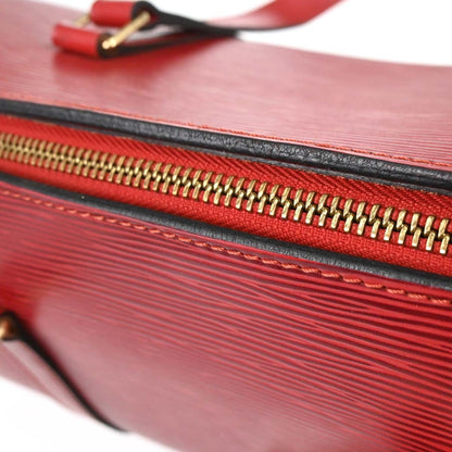 Louis Vuitton Soufflot Handbag Epi Leather, Red, Leather, Handbag