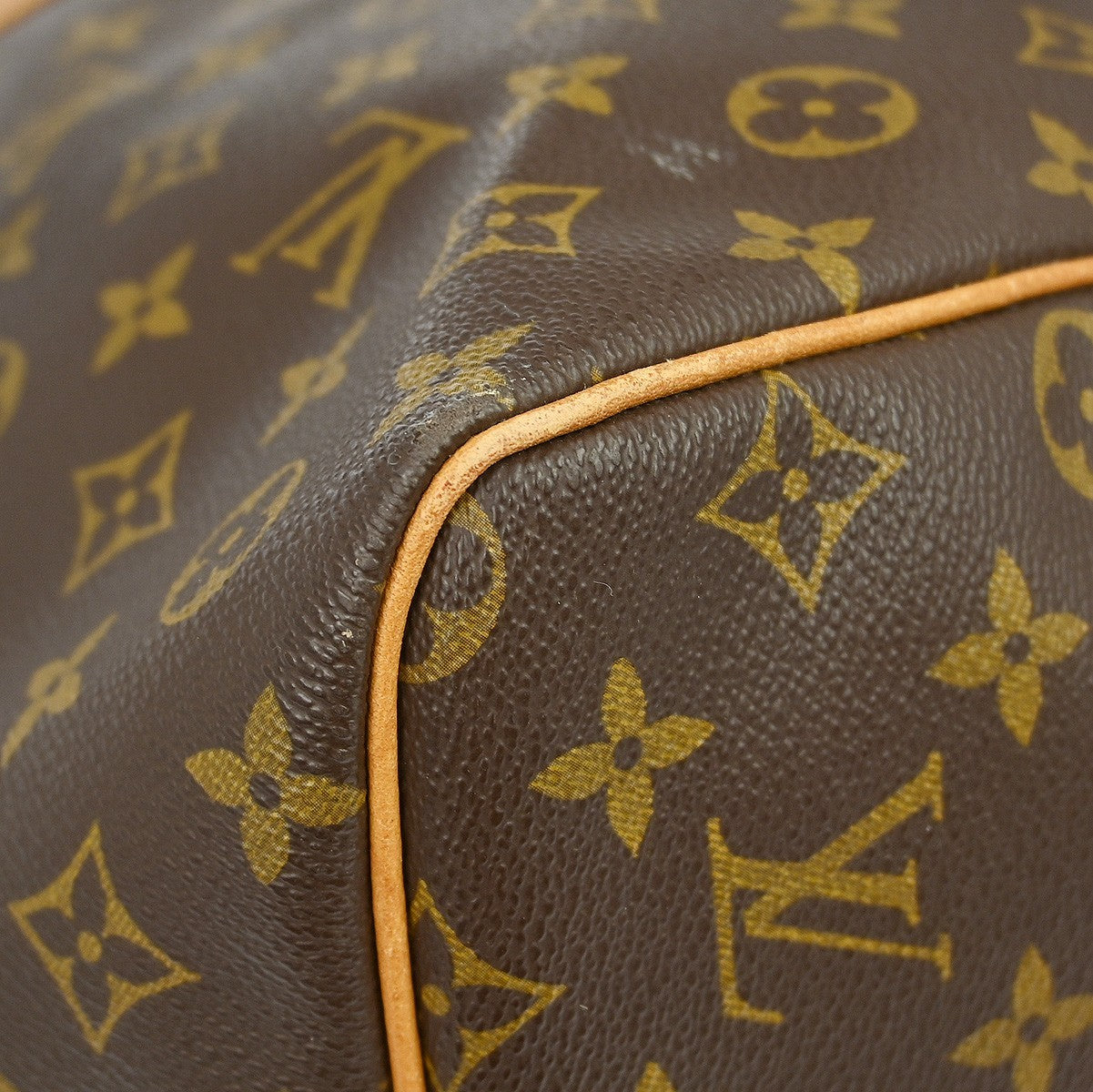 Louis Vuitton Keepall Bag Monogram Canvas, BROWN, CANVAS, Travel bag