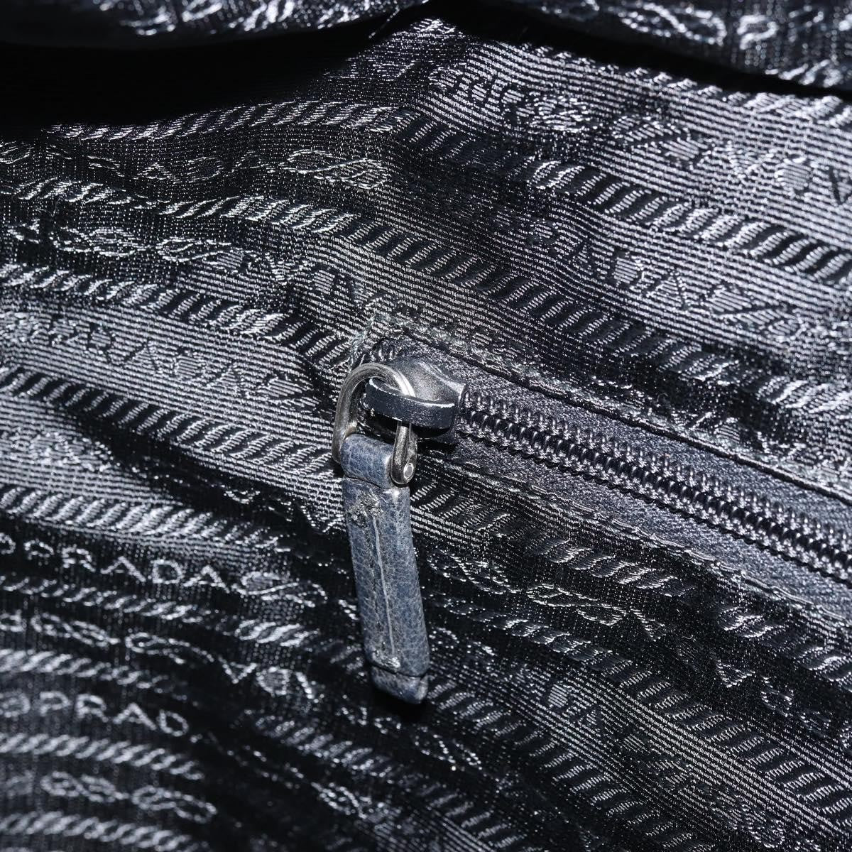 Prada Vintage Zip Tote Tessuto, Black, Nylon, Tote Bag