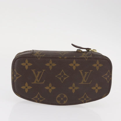 Louis Vuitton Monte-Carlo Jewelry Box Canvas, BROWN, CANVAS, Clutche & pouche
