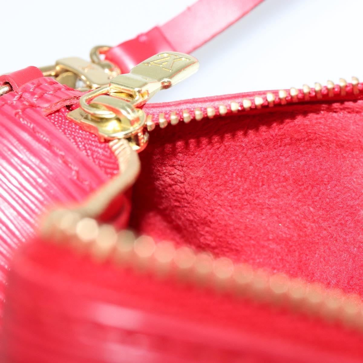 Louis Vuitton Soufflot Pochette Epi Leather, RED, LEATHER, Clutche & pouche