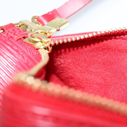 Louis Vuitton Soufflot Pochette Epi Leather, RED, LEATHER, Clutche & pouche