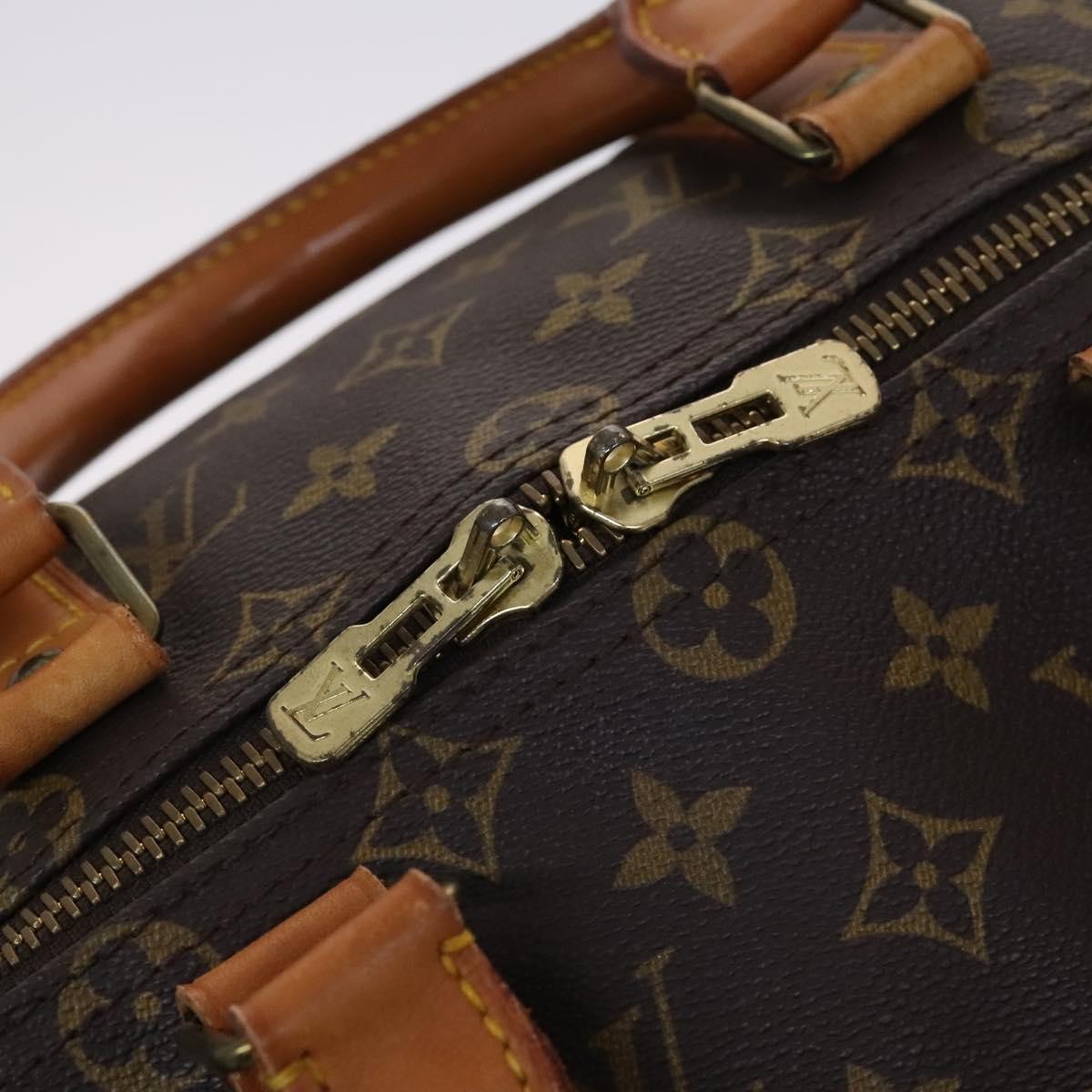 Louis Vuitton Keepall Bag Monogram Canvas, BROWN, CANVAS, Travel bag