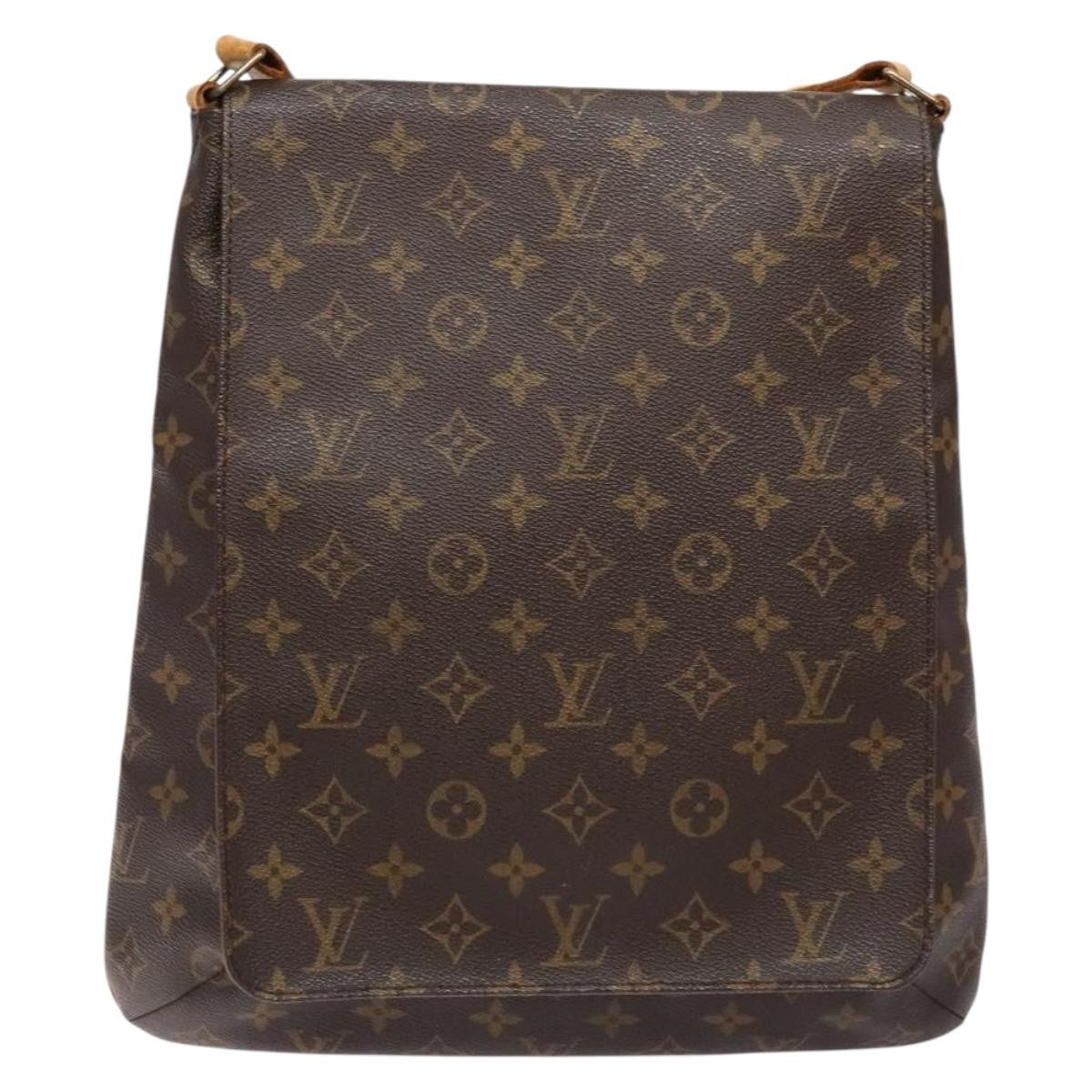 Louis Vuitton Musette Salsa Handbag Monogram Canvas, BROWN, CANVAS, Handbag